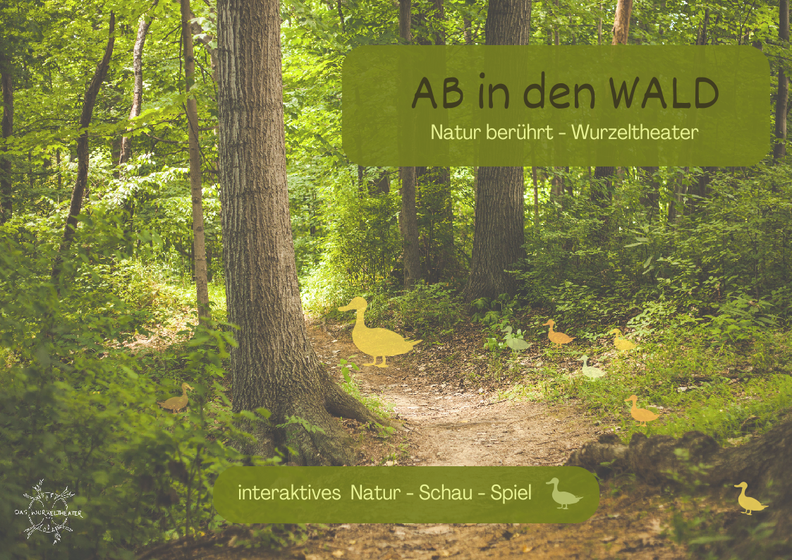 Ab in den Wald Flyer front