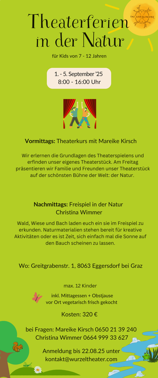 Sommertheaterwochen 2025 Flyer